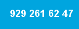 929 261 62 47 929 261 62 47